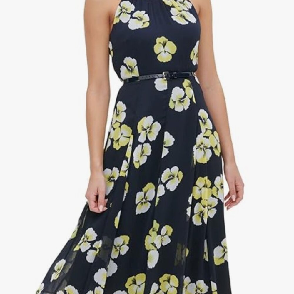 Tommy Hilfiger Women's Chiffon Midi Dress Size 14
